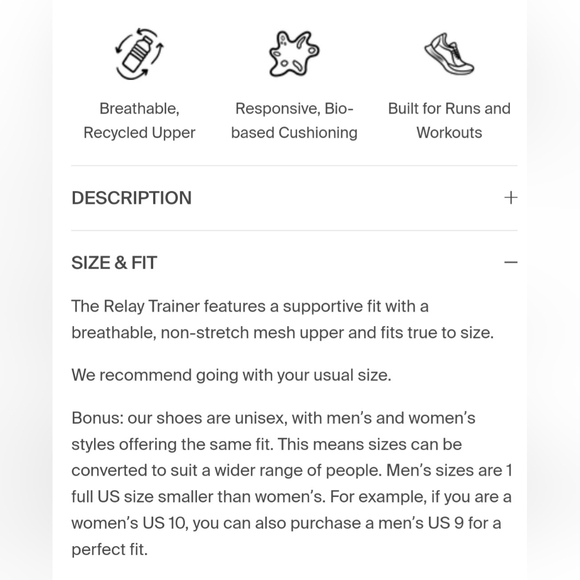 NIB Lane Eight Relay Trainer Women's US 9 Black - Picture 7 of 11